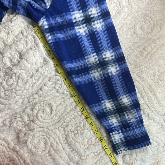 Lee Riders super soft Blue Plaid Button-Up Shirt XL - Picture 8 of 10